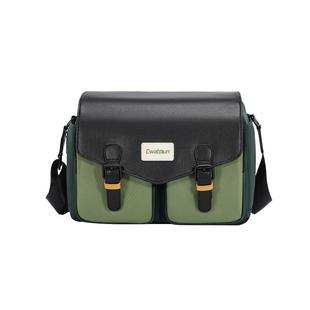 Cwatcun香港卡登单肩相机包收纳包男防水复古微单反ccd斜挎摄影包女轻便适用索尼zve10佳能R50富士xt5尼康z30