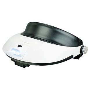 拜斯特头戴式放大镜LED带灯老人阅读孩子学生学习工人维修电路