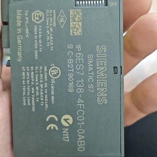 溢价-SIMATIC S7模块 6ES7 138-4FC01