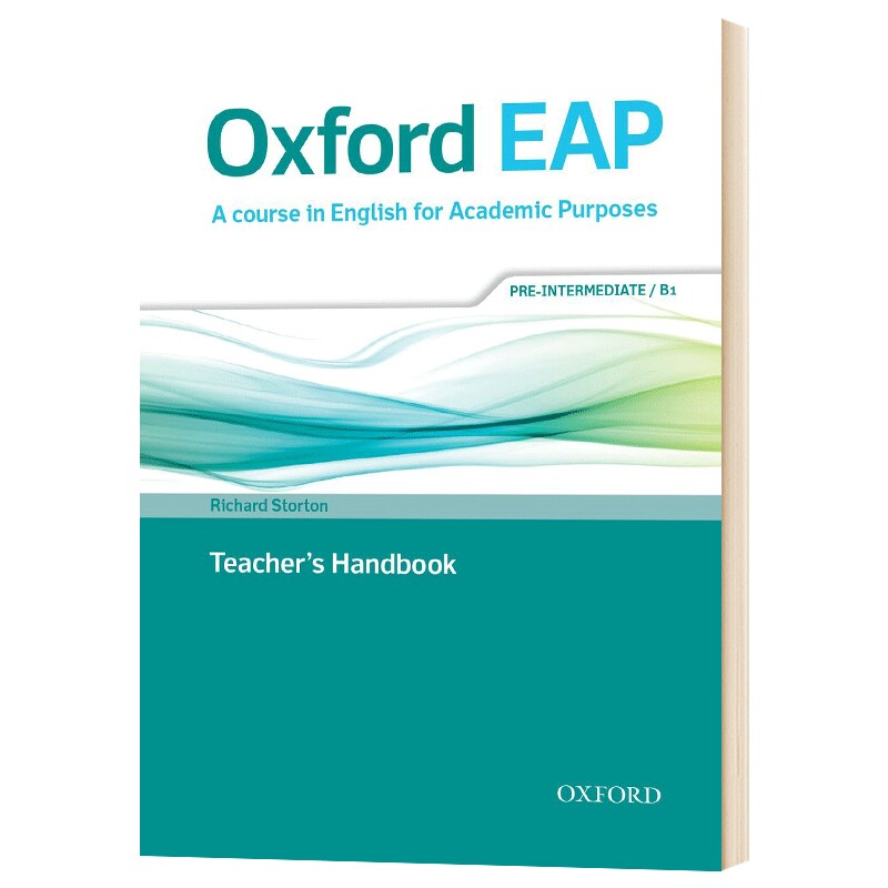 牛津学术综合英语教材教师书 英文原版 Oxford EAP B1 Teacher's Book 英文版 进口原版英语书籍 OUP Oxford