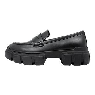 Rockport/乐步乐福真皮小皮鞋女2025秋冬通勤牛皮松糕厚底鞋子