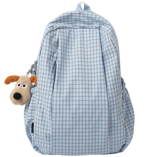 小学生书包ins小众慵懒风女双肩包大学生通勤百搭背包户外登山简