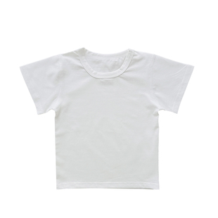 婴儿短袖T恤纯棉a类夏季薄款纯白色一岁婴童男女童宝宝打底衫上衣