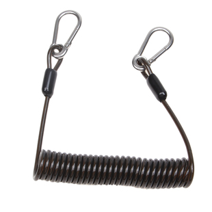 失手绳海钓船钓鱼竿渔轮防丢绳安全绳强力钢丝护竿杆钢丝绳可伸缩