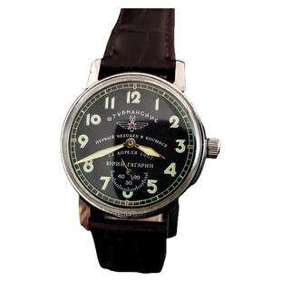 苏联男表机械库存小表盘飞行员军表POLJOT领航员夜光手表复古真皮