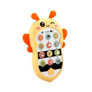 宝宝玩具儿童益智多功能音乐手机可啃咬牙胶启蒙双语0-1岁9个月10