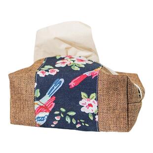 福利特惠 无印良品风棉麻布艺纸巾盒 抽纸盒 多种花色 家居实用