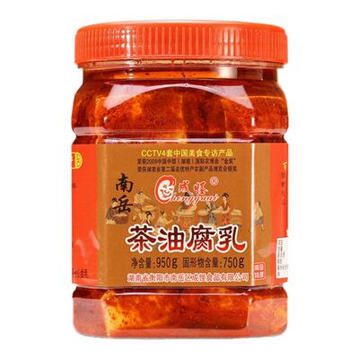 成怪衡山茶油霉豆腐乳950g香辣
