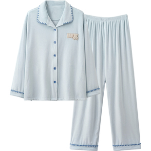 思莉太太冬季睡衣女款2025新款海岛绒薄绒简约高级感秋冬天家居服