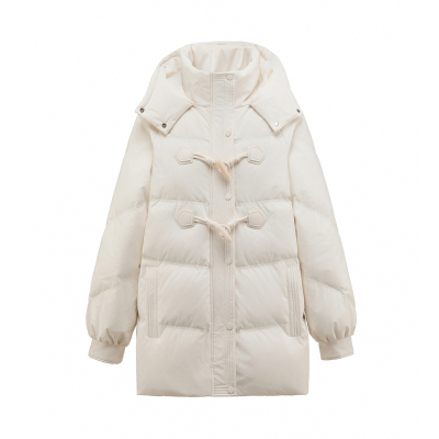 特大码300斤胖mm中长款羽绒服女