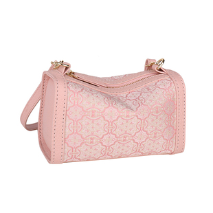 枕头包DIY材料包真皮半成品新中式手工包小方包宋锦自配布包包