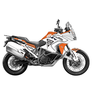 适用新款KTM1290adv改装贴纸贴花车身贴全车保护贴膜加厚膜版画