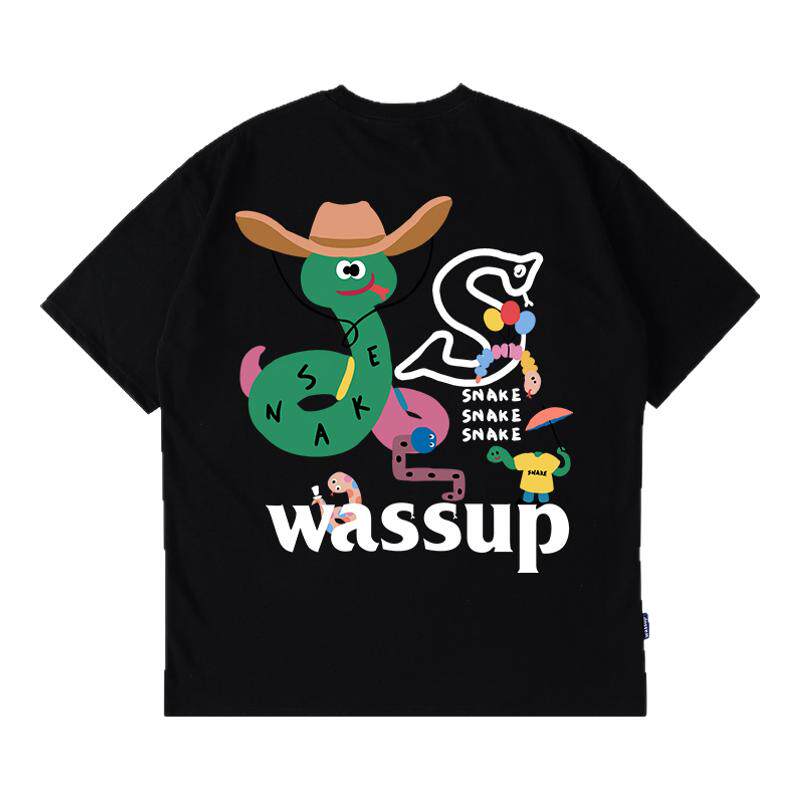 WASSUP十二生肖重磅国潮短袖T恤