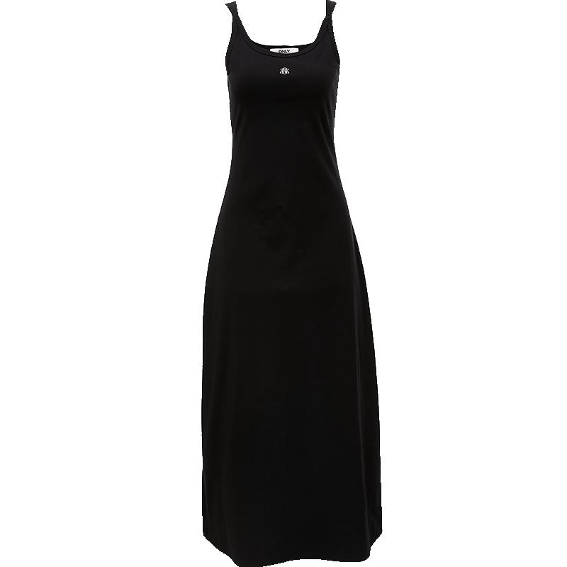 ONLY收腰修身长款吊带连衣裙