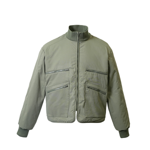 PMW 2022FW 新款国潮高街保暖军绿色棉衣夹克外套棉服ins机车风男