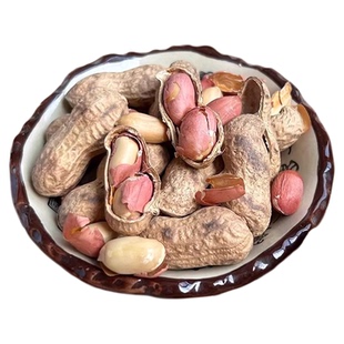 农家铁锅炒花生带壳熟原味柴火瓜子花生炒货大全零食小吃休闲食品