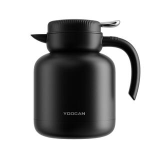 裕川机械温显双层保温壶茶水分离办公316不锈钢家用焖茶保温水壶