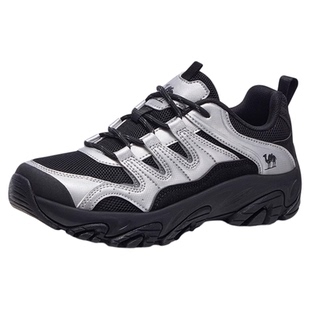 骆驼齐云户外休闲鞋夏秋新款防滑透气徒步鞋男女鞋耐磨厚底运动鞋