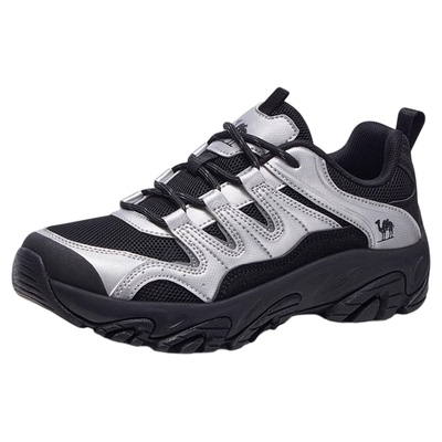 骆驼齐云户外休闲鞋夏秋新款防滑透气徒步鞋男女鞋耐磨厚底运动鞋