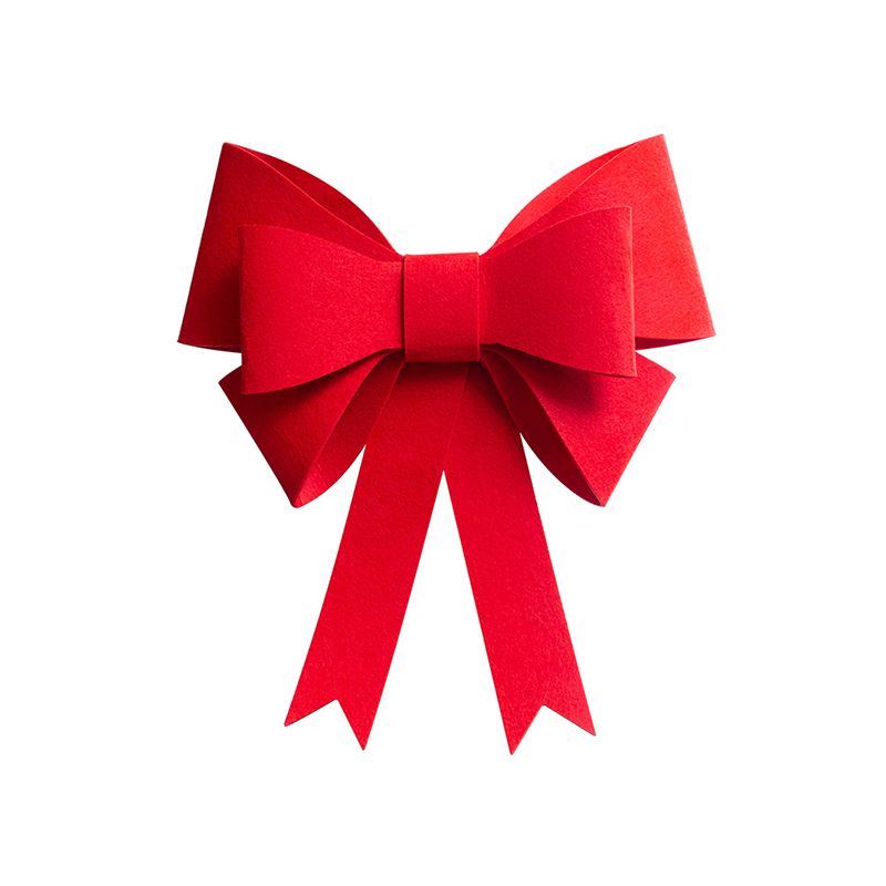 无纺布蝴蝶结婚房窗帘客厅楼梯扶手装饰喜字蝴蝶结花婚庆布置用品