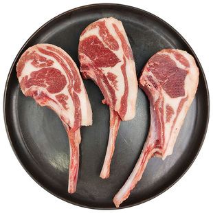 羊排法式原切新鲜羊肉小切冷冻手抓羊羔战斧小羊排香煎烧烤羊小排