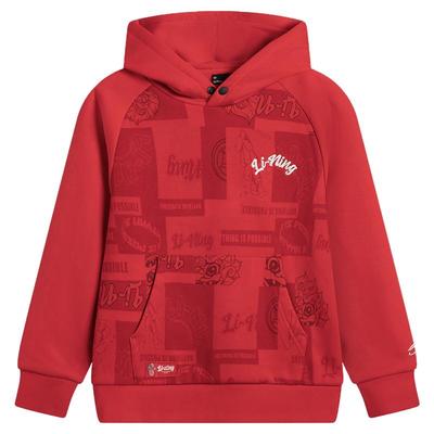 李宁儿童加绒卫衣2025本命年