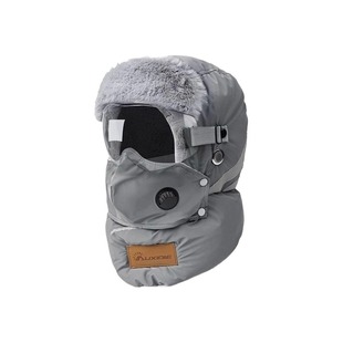 雷锋帽大头围防寒棉帽子男女冬季冬天爸爸骑车保暖防风电动车骑行