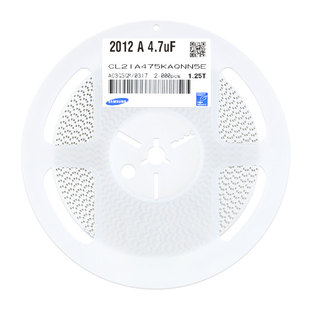 原装正品0805贴片电容25V 4.7UF ±10% X5R CL21A475KAQNNNE 50只