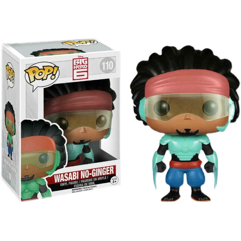 FUNKO迪士尼超能陆战队POP公仔芥末无姜手办模型WASABI NO-GINGER