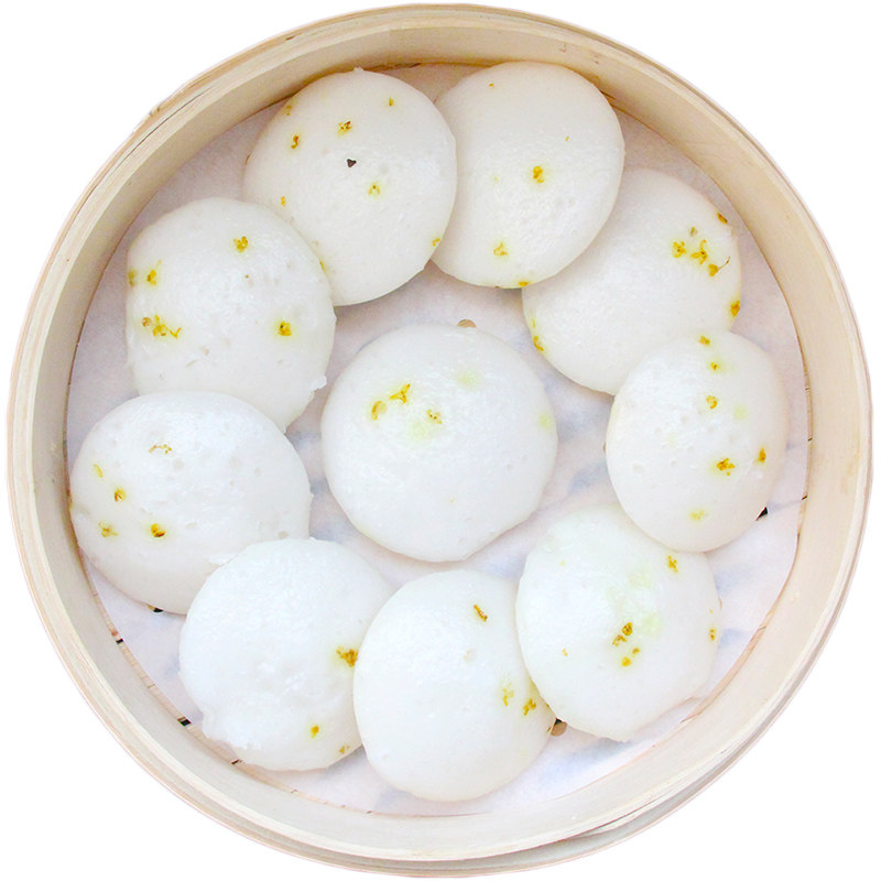 严老头白糖桂花糕蒸热即食米糕