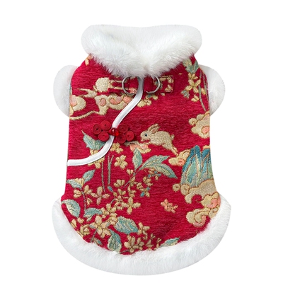 新年国风双层加绒保暖狗猫通用