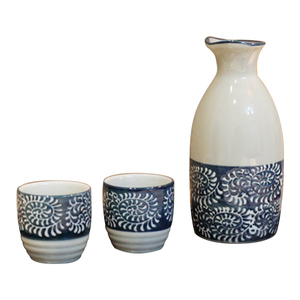 出口日本清酒杯酒壶套装日式清酒酒具高温陶瓷酒具礼盒装一壶两杯