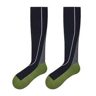 JKN压力运动小腿袜户外骑行徒步登山袜专业压缩跑步高筒长筒袜棉