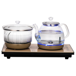 全自动底部上水电热烧水壶泡茶桌专用嵌入式茶台一体机电磁煮茶炉