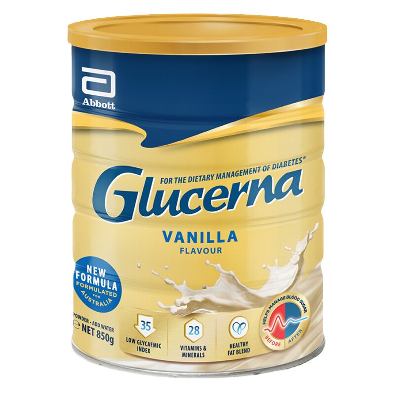 澳洲至于雅培怡保康Glucerna营养奶粉无乳糖850g
