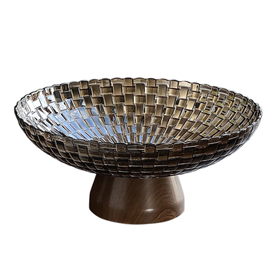 尊慕斯中古风果盘客厅茶几家用高颜值水果盘零食糖果摆放收纳托盘