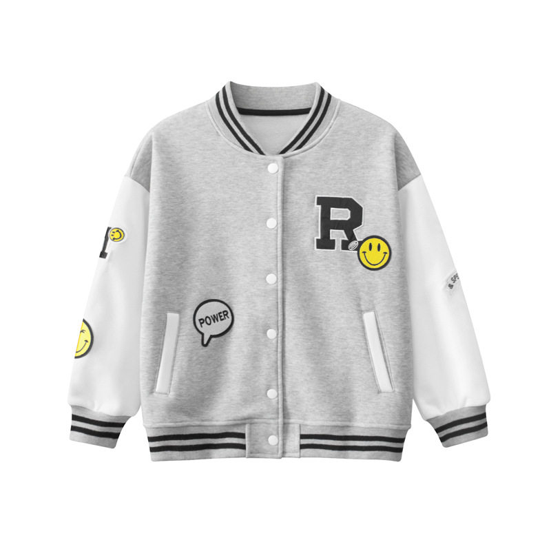 品牌外贸童装秋冬新款棒球服外套