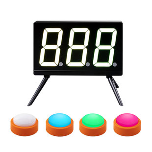 比西特抢答器知识竞赛无线抢答器电脑软件记分七彩灯按钮4组6组8组10组12组14组16组18组20组32组无线抢答器