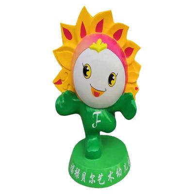 定制动漫潮牌IP形象玩偶雕塑摆件迎宾卡通玻璃钢幼儿园公仔娃娃