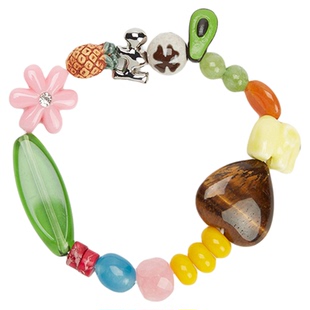 Tagi.泰国灵感小众原创创意便携链条配饰手机绳挂件手机链花田闪闪磁吸手机壳