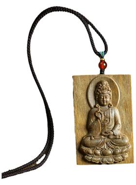 菩萨手把件小叶紫檀木