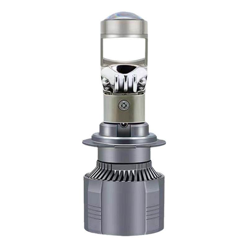 汽车H7H11H4自带透镜LED大灯改装超亮远光近光前灯泡12V远近一体