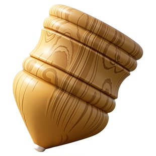 木质陀螺玩具儿童男孩小学生女孩发光户外健身专用老式冰嘎抽打款