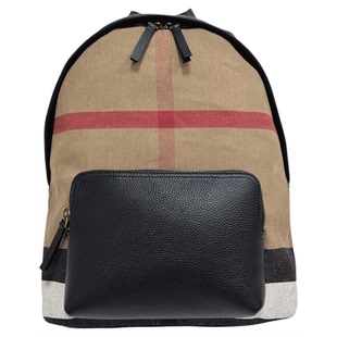 原版防泼水黄麻料休闲双肩包校园风电脑包男女通用款旅行双肩包