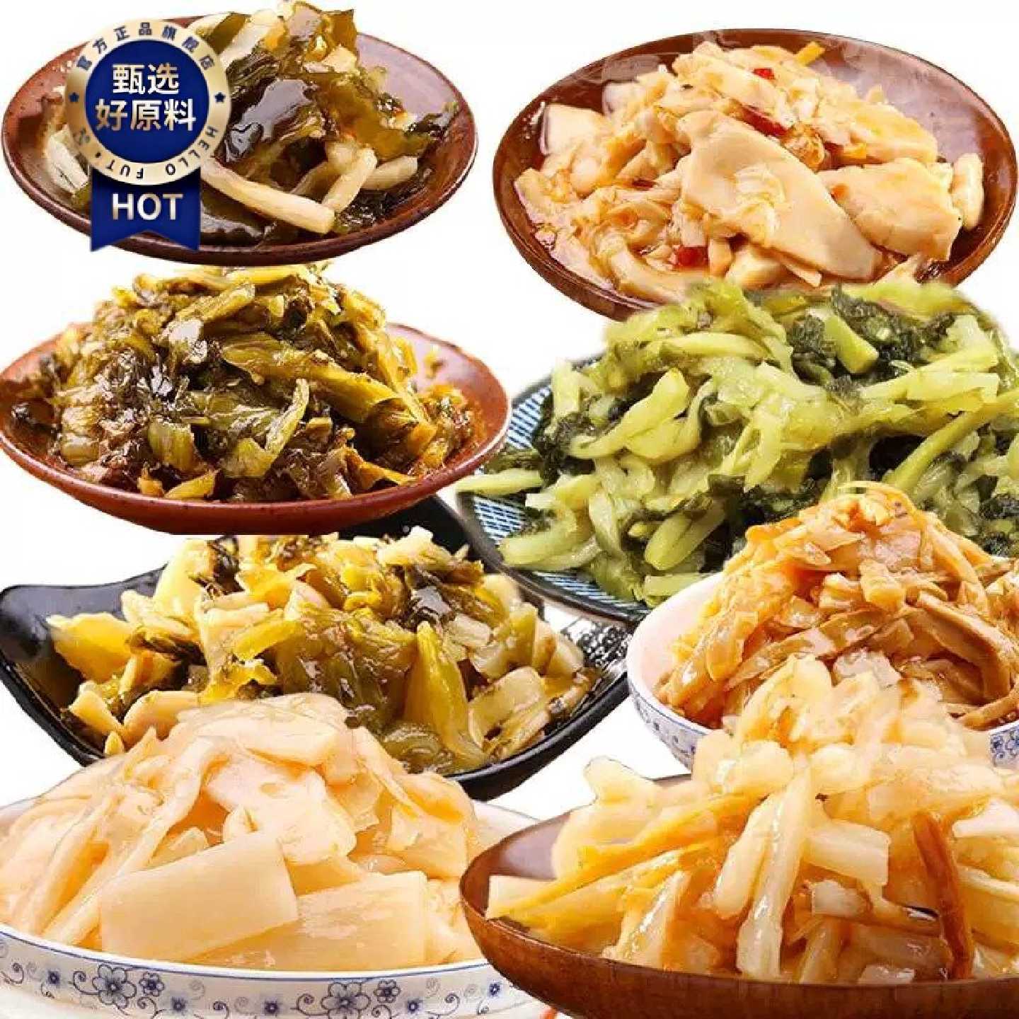 福建特产整箱梅菜笋丝80g*30袋开胃小菜咸菜下饭菜酱菜雪菜