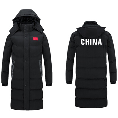 运动大衣男女儿童加长款棉服