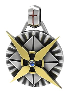 手午原创｜EVA雷天使徒925银吊坠男潮挂件复古项链个性动漫