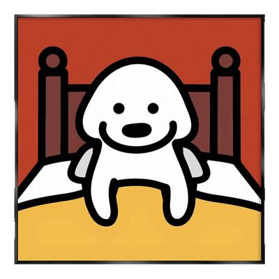 无甲醛pvc材质卡通狗可爱装饰画