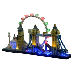 YEABRICKS灯 LED饰适用乐高建筑系列21034伦敦天际线积木灯光改件