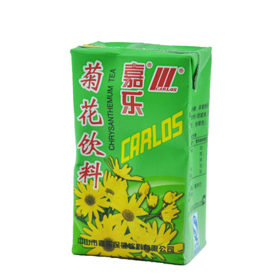 广东发货250ml*24嘉乐菊花茶饮料